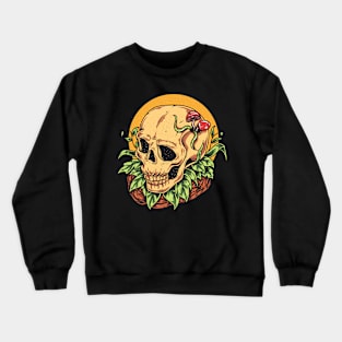 A Waiting Skull Crewneck Sweatshirt